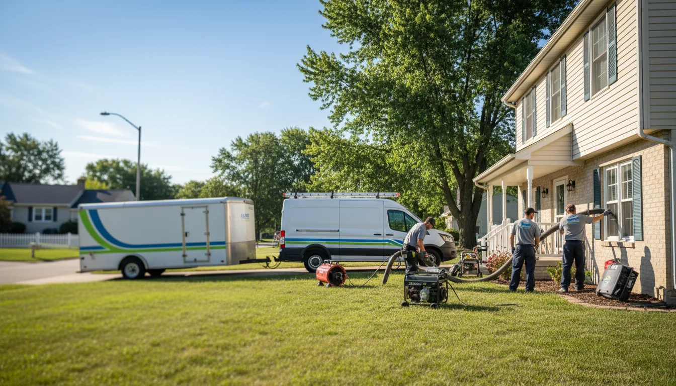 Flooded Basement Restoration And Cleanup With Repair in Richland, MI near me